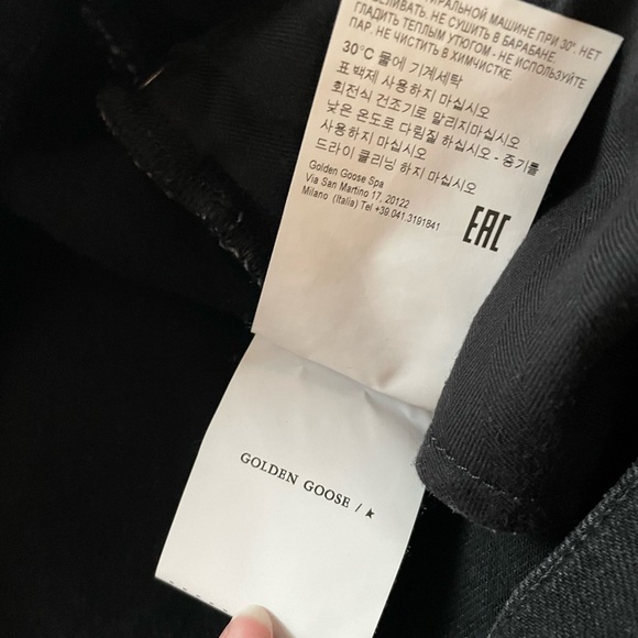 Golden Goose Black Slim Men Jeans - Picture 8 of 12